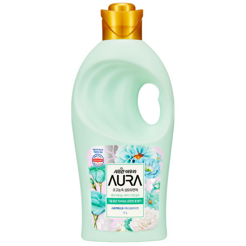 LG생활건강 샤프란 아우라 스모키 머스크 1L (4개)