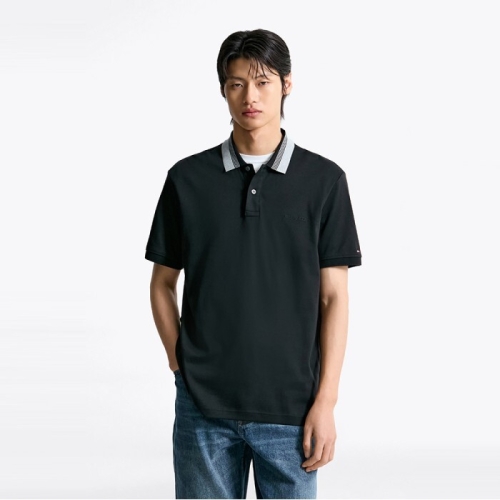 남성 인터록 칼라 폴로 셔츠_T12F1TKT620MT1BDS