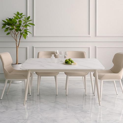 코지라움 화이트에디션 포세린 통세라믹 식탁 1400이미지입니다. 누르면 해당 게시물로 새창이동합니다.