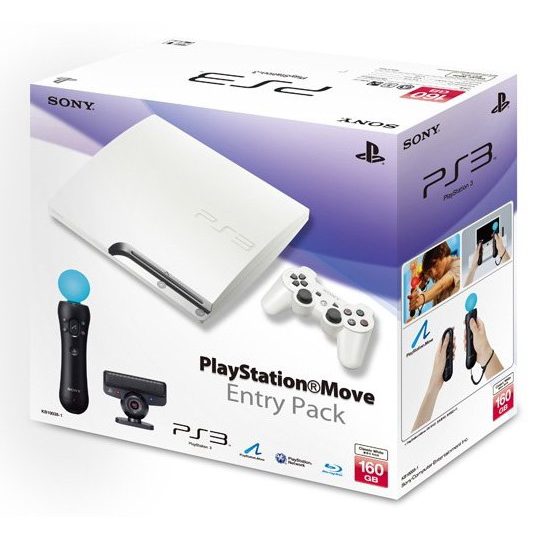 플레이스테이션3 무브 엔트리 팩 320GB (CECH-2505B/ New PS3/ 클래식 화이트/ 슬림)_이미지