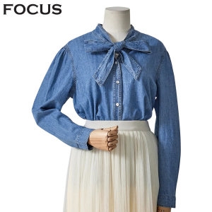 리본타이청블라우스 FBS4A7PBL0018