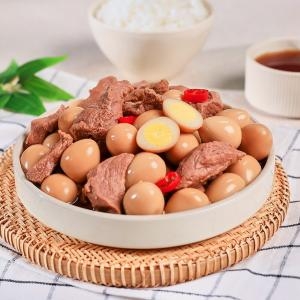 육해공 한돈 메추리알장조림 320g (3개)_이미지