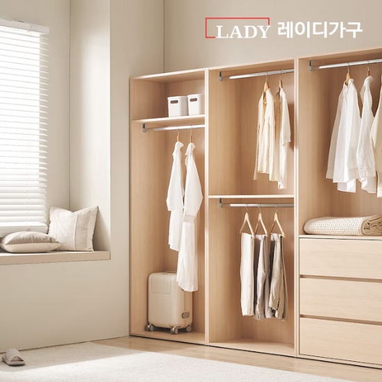 레이디가구 이안 B세트 드레스룸 1600_이미지