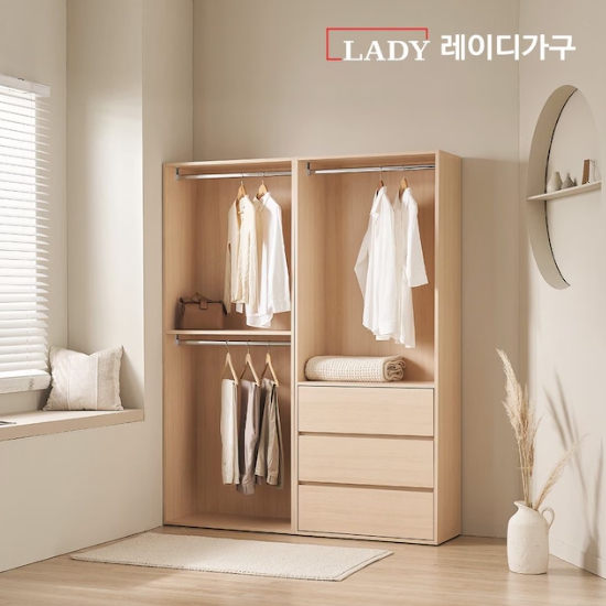 레이디가구 이안 B세트 드레스룸 1600_이미지