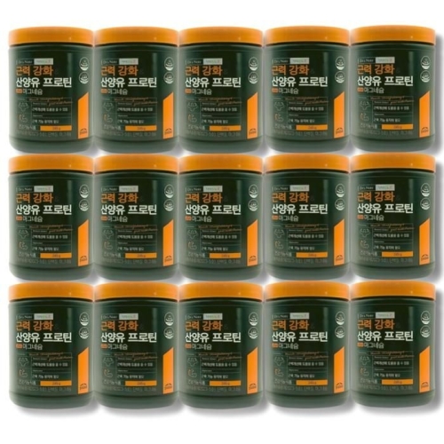 한국생활건강 팔레오 근력강화 산양유 프로틴 plus 마그네슘 245g (15개)_이미지