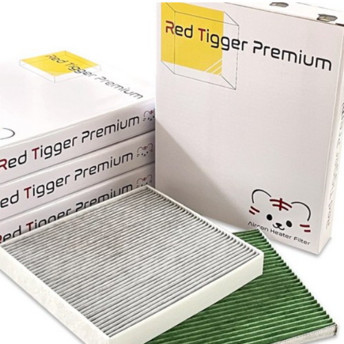 레드티거 PM2.5 초미세먼지 활성탄 에어컨 필터 4 (1개)_이미지