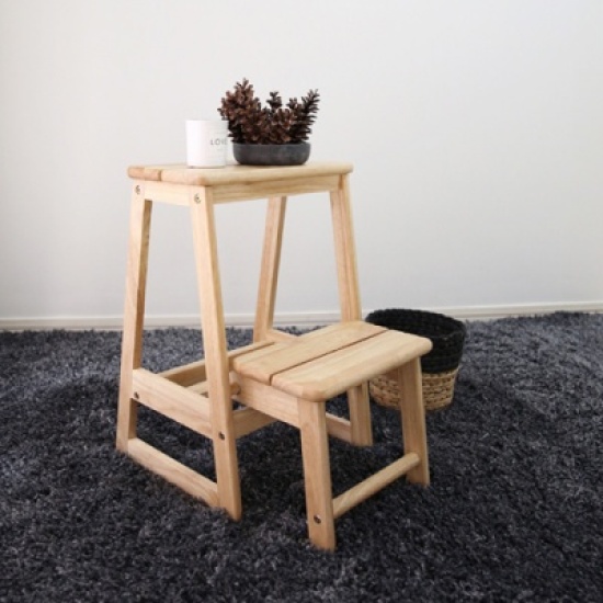 원목 접이식 2단 스텝스툴
