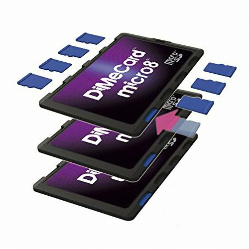 DiMedium DiMeCard Micro8 MicroSD 카드 홀더 (해외구매, 3개)_이미지