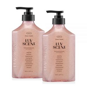 럽센트 스크럽 워시 플라워마켓 화이트튤립향 500ml (2개)_이미지
