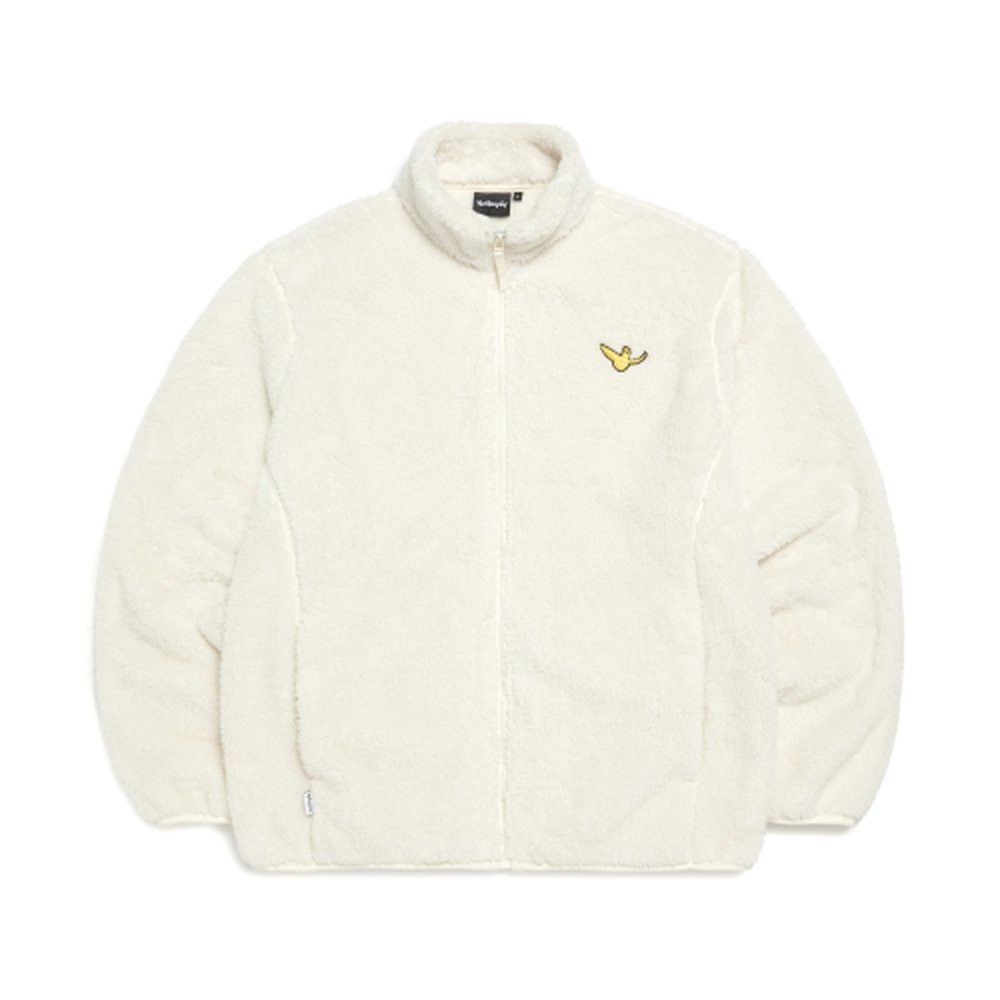 마크곤잘레스 MARK GONZALES 엔젤 샤기 플리스 자켓 IVORY Z264UJP250012_이미지