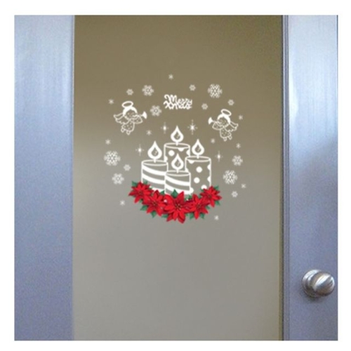 [불명] 크리스마스 겨울X-MAS 스티커 눈꽃크리스마스촛불 GDT-857X