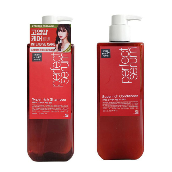 퍼펙트 슈퍼리치 세럼 샴푸 680ml+컨디셔너 680ml 2종세트