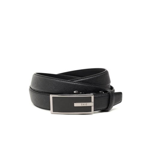 닥스ACC  인천터미널점   블랙 체크버클 가죽 자동벨트 DBBE1E761BK