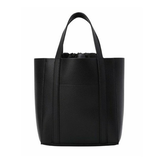 세인트앤드류스 솔리드 스트링 파우치 & 미니 토트백 821E4BGA02_BK_이미지