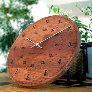 데코플러스 멀바우 에듀플러스 벽시계/원목시계/교육용