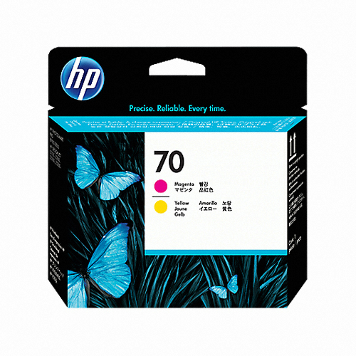 HP 정품 70 (C9406A) 빨강 + 노랑 헤드_이미지
