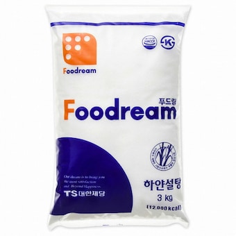 푸드림 하얀<b>설탕</b> 3kg