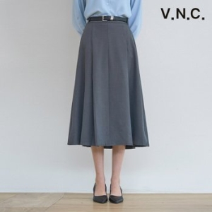 비지트인뉴욕 벨티드 하프 밴딩 스커트 VB2SRF1 VB2SRF1