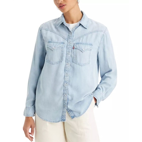 리바이스 여성 웨스턴 데님셔츠 A76200006_이미지
