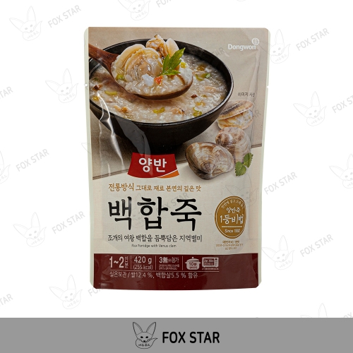 동원F&B 양반 백합죽 420g (2개)_이미지