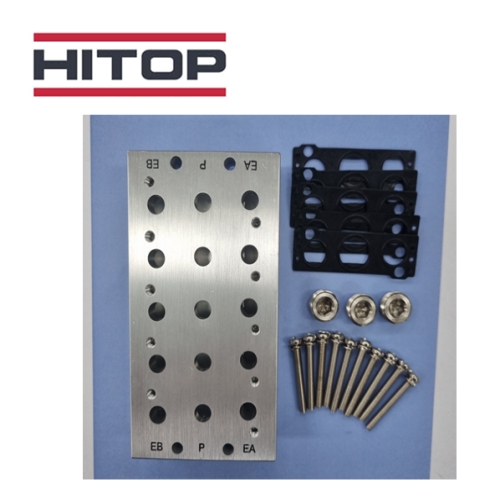 SMC SY5000 1/8 밸브용 매니폴드 블럭 SS5Y5-20-04 완전 대체품 VB2-M4 ,바로 교체 사용 가능