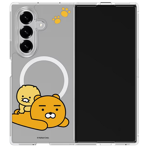 엑스플러스 갤럭시Z 폴드7 카카오프렌즈 춘식&라이언 버라이어티 마그넷 케이스