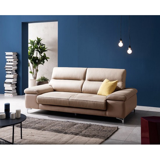 자코모 노바 천연가죽 소파 3인용 (스툴별도)