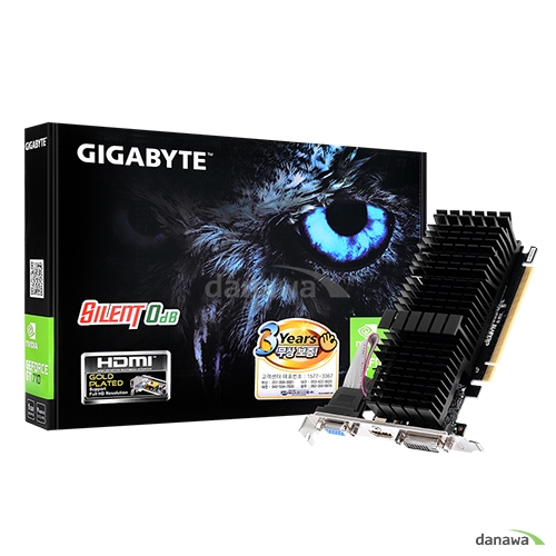 GIGABYTE 지포스 GT710 UD2 D3 1GB 팬리스_이미지