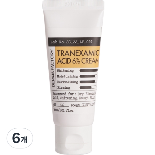 더마팩토리 트라넥삼산 6% 크림 30ml (6개)_이미지