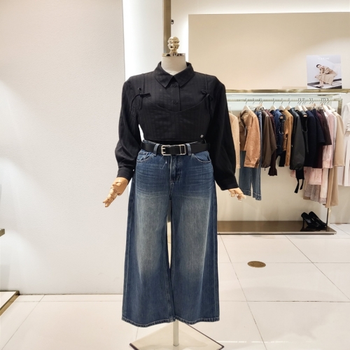 사틴 뷔스티에 레이어드 블라우스 s53b2680a