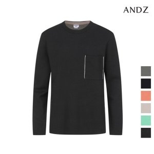 ANDZ 안감 배색 포켓 니트_BZC1ER1102_이미지