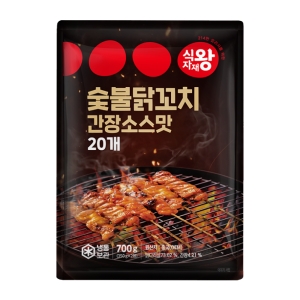 식자재왕 숯불닭꼬치 간장소스맛 700g (1개)