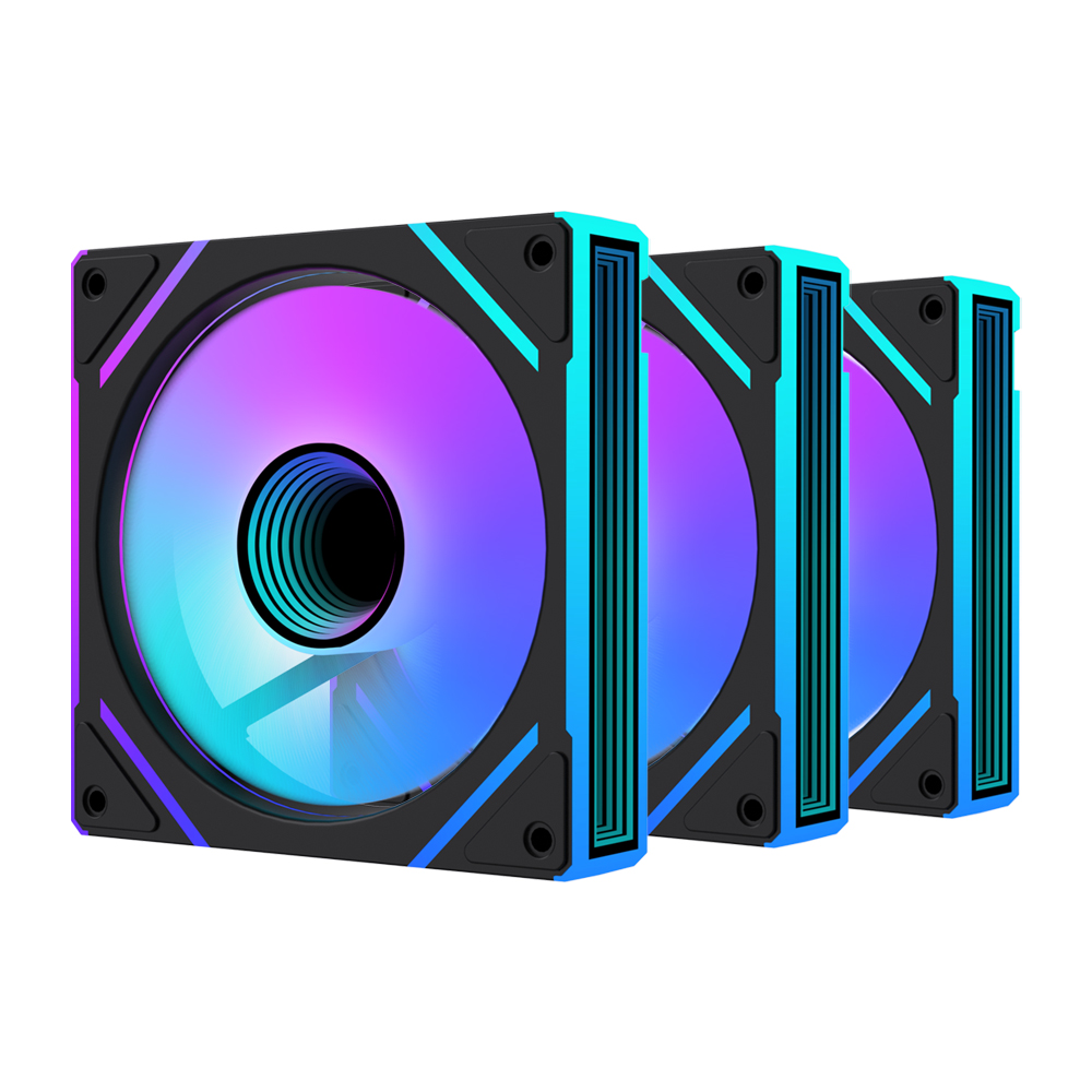 AONE STORM INFINITY PRO-120 ARGB PWM (컨트롤러/3팩, 블랙)_이미지