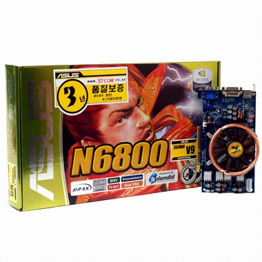 ASUS 지포스 6800 N6800 V9 AGP 512MB_이미지