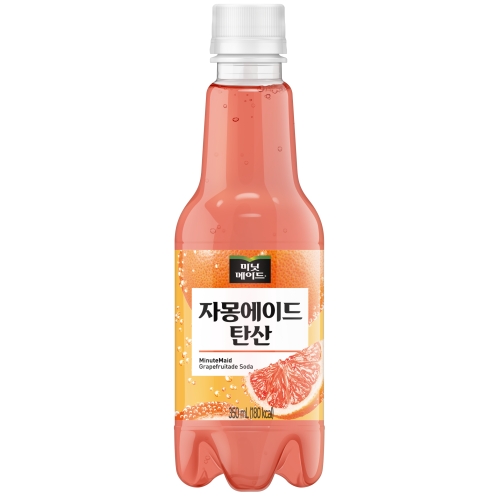 코카콜라음료 미닛메이드 자몽에이드 탄산 350ml (12개)
