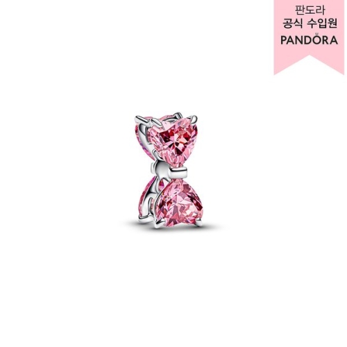 판도라 핑크 보우 참 794253C01