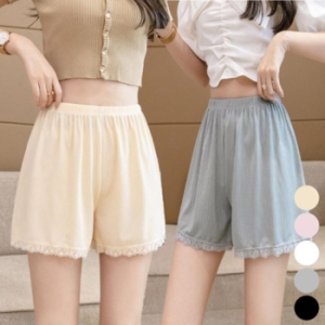 신세계인터내셔날 오노마 ONM 여름 달라붙지 않는 레이스 속바지 신축성 여자 잠옷 10683463A