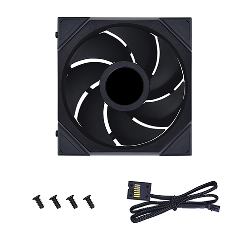 리안리 UNI FAN TL LCD 140 (블랙)_이미지
