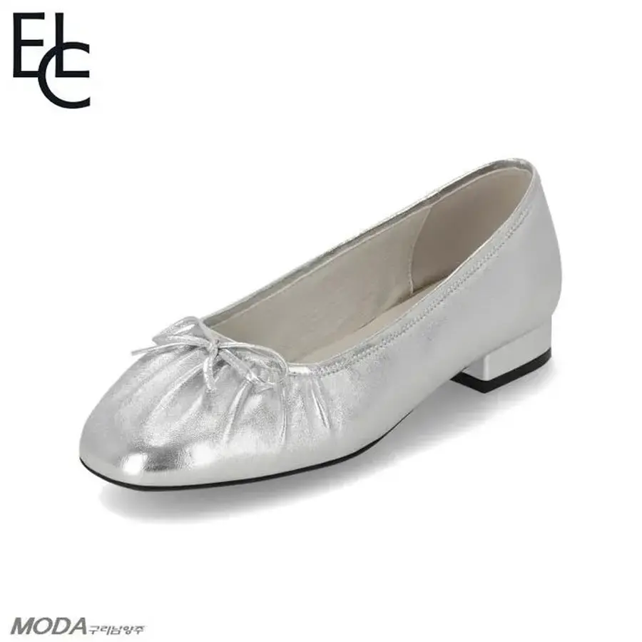 엘칸토 경량 쿠션 리본 플랫 여성 펌프스 1XWD73XZ_GN_이미지