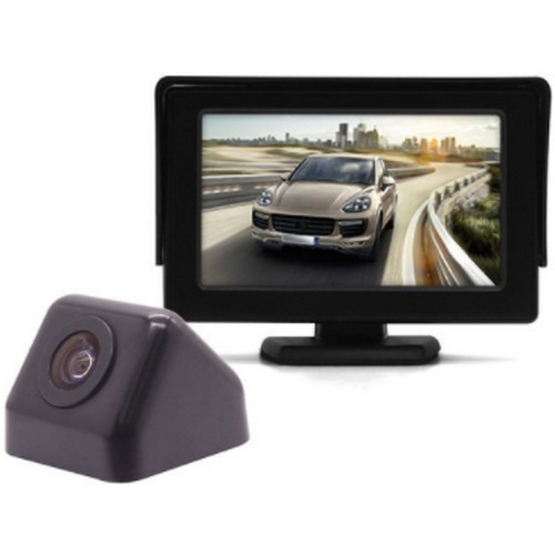 아이소라  후방카메라 OV-004S + 4.3인치 거치형 모니터 세트