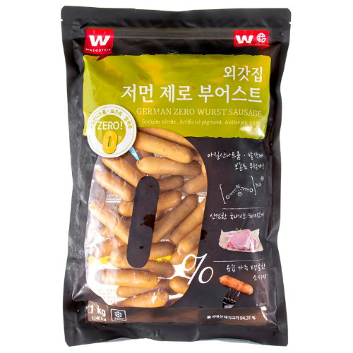 외갓집 저먼 제로 부어스트 1kg (3개)_이미지