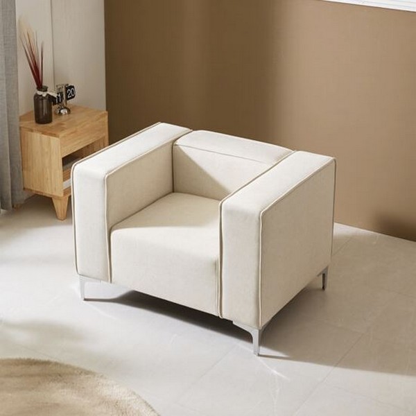 동서가구 네오 와이드 아바로 스웨이드 패브릭 소파 1인용