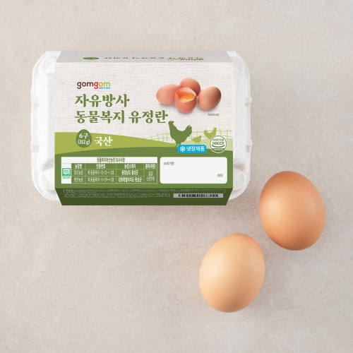 곰곰 동물복지 반숙란 6구
