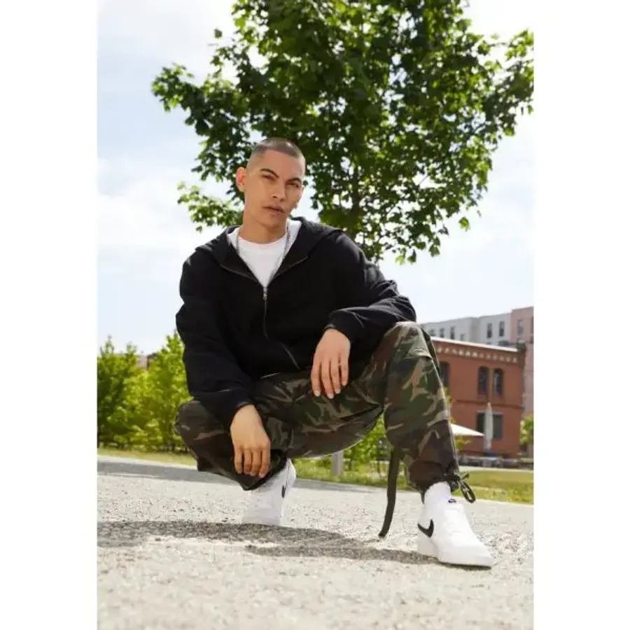 Classics 클래식 90년대 지퍼 지퍼업 스웨트셔츠 검정 7652608