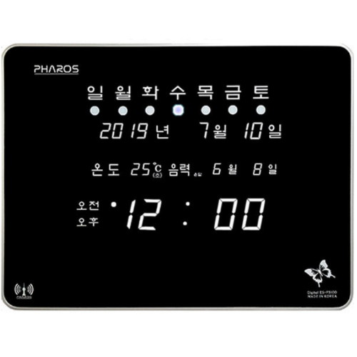 파로스 전파 벽시계 ES-F5100RW