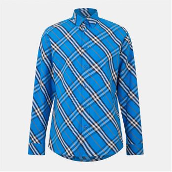 남성 패턴 롱슬리브 셔츠 Mens Patterned Long-Sleeve Shirt 550218 Hyacinth 138675351_이미지