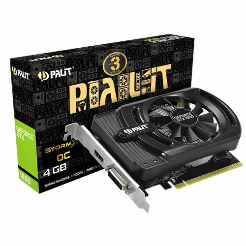 PALIT 지포스 GTX 1650 STORM X OC D5 4GB_이미지