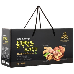 넛츠팜 블랙넛츠 브라질넛 1.5kg (1세트)
