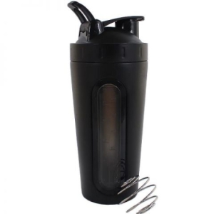 스테인레스 보충제 쉐이커 매트블랙