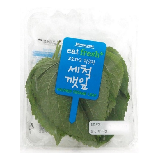 일광영농조합법인 세척깻잎 (봉) 50g (1개)_이미지